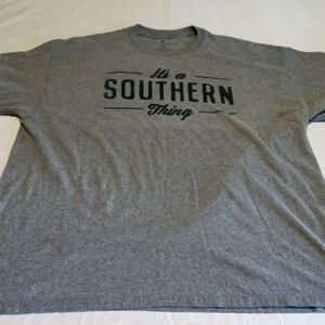 Men's Gray Southern Graphic T-Shirt